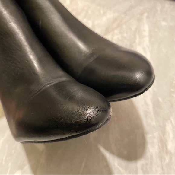 Via Spiga black leather ankle booties - Picture 7 of 11